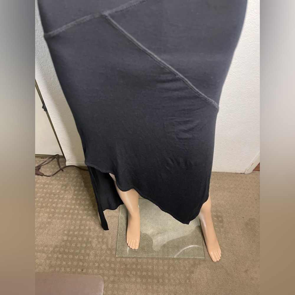 🖤 Go Couture Asymmetrical Hem Sleeveless Midi Dress | Large | NWT - Picture 3 of 6